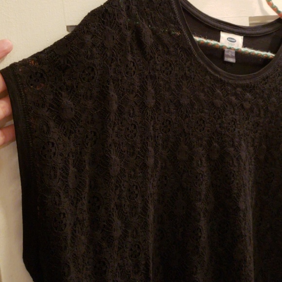 Old Navy Black Lace Top - Picture 2 of 3